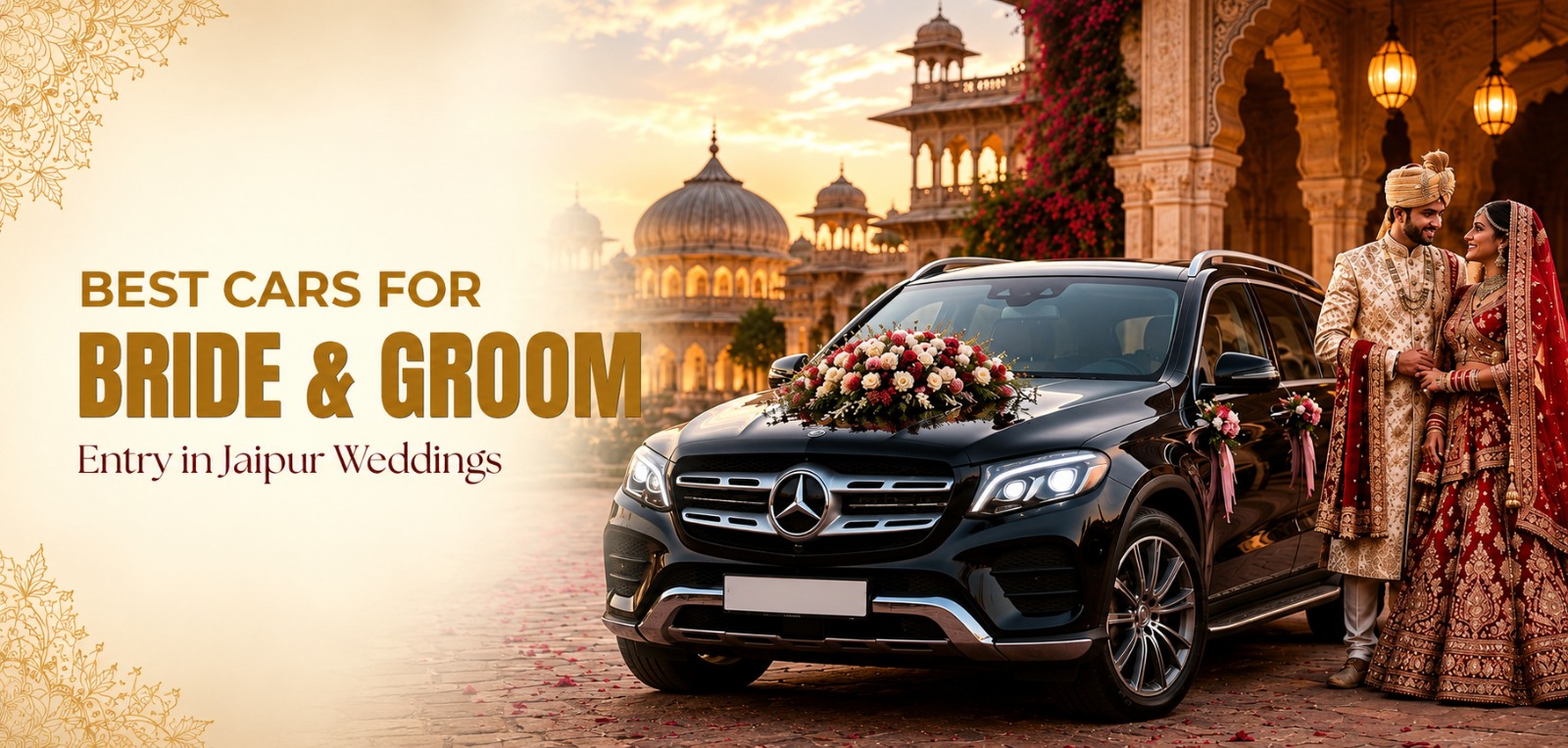 Best Cars for Bride & Groom Entry in Jaipur Weddings